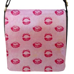 Watercolor Kisses Patterns Flap Messenger Bag (s) by TastefulDesigns