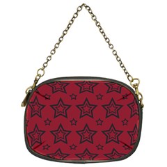 Star Red Black Line Space Chain Purses (one Side)  by Alisyart