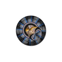 Fractal Tech Disc Background Golf Ball Marker (10 Pack) by Simbadda