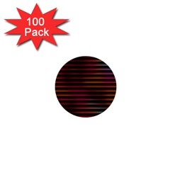 Colorful Venetian Blinds Effect 1  Mini Buttons (100 Pack)  by Simbadda