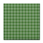 St. Patricks day plaid pattern Face Towel Front