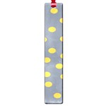 Limpet Polka Dot Yellow Grey Large Book Marks Front