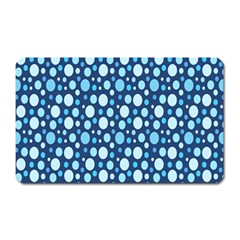 Polka Dot Blue Magnet (rectangular) by Mariart