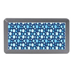 Polka Dot Blue Memory Card Reader (mini) by Mariart
