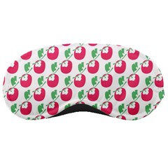 Fruit Pink Green Mangosteen Sleeping Masks by Mariart