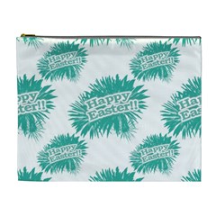 Happy Easter Theme Graphic Cosmetic Bag (xl) by dflcprints