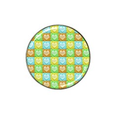 Colorful Happy Easter Theme Pattern Hat Clip Ball Marker (10 Pack) by dflcprints
