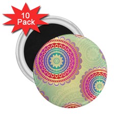 Abstract Geometric Wheels Pattern 2 25  Magnets (10 Pack)  by LovelyDesigns4U