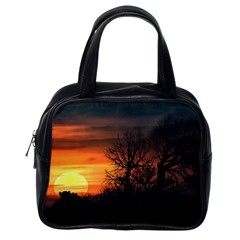 Sunset At Nature Landscape Classic Handbags (one Side) by dflcprints