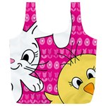 Easter Full Print Recycle Bags (L)  Back