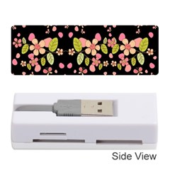 Floral Pattern Memory Card Reader (stick)  by Valentinaart