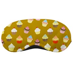 Cupcakes Pattern Sleeping Masks by Valentinaart