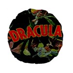 Dracula Standard 15  Premium Flano Round Cushions Front