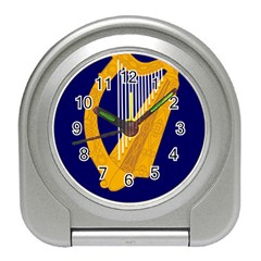 Coat Of Arms Of Ireland Travel Alarm Clocks by abbeyz71