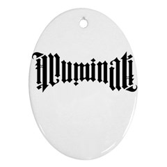 Illuminati Ornament (oval) by Valentinaart