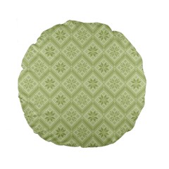 Pattern Standard 15  Premium Flano Round Cushions by Valentinaart