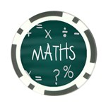 Maths School Multiplication Additional Shares Poker Chip Card Guard Back