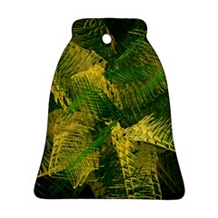 Green And Gold Abstract Ornament (bell) by linceazul
