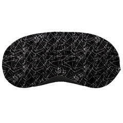 Linear Abstract Black And White Sleeping Masks by dflcprints