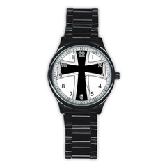 Cross Of The Teutonic Order Stainless Steel Round Watch by abbeyz71