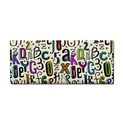 Colorful Retro Style Letters Numbers Stars Cosmetic Storage Cases by EDDArt