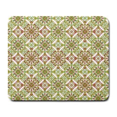 Colorful Stylized Floral Boho Large Mousepads by dflcprints