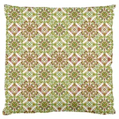 Colorful Stylized Floral Boho Large Cushion Case (two Sides) by dflcprints