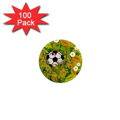Ball On Forest Floor 1  Mini Magnets (100 Pack)  by linceazul