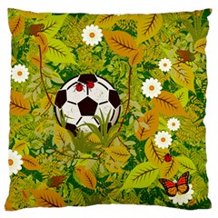 Ball On Forest Floor Standard Flano Cushion Case (one Side) by linceazul