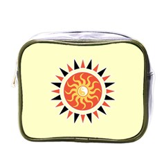 Yin Yang Sunshine Mini Toiletries Bags by linceazul
