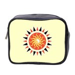 Yin Yang Sunshine Mini Toiletries Bag 2-Side Front