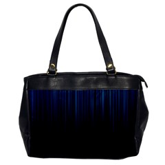 Black Blue Line Vertical Space Sky Office Handbags by Mariart