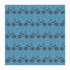 Bicycles Pattern Medium Glasses Cloth (2-side) by linceazul