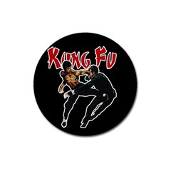 Kung Fu  Magnet 3  (round) by Valentinaart