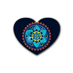 Abstract Mechanical Object Heart Coaster (4 Pack)  by linceazul