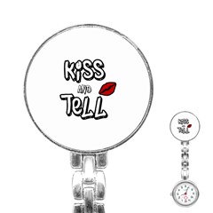 Kiss And Tell Stainless Steel Nurses Watch by Valentinaart