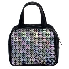 Peace Pattern Classic Handbags (2 Sides) by BangZart