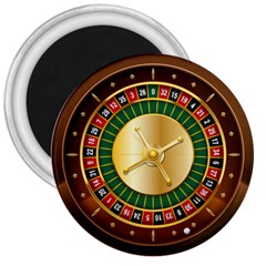 Casino Roulette Clipart 3  Magnets by BangZart