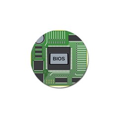 Computer Bios Board Golf Ball Marker (10 Pack) by BangZart