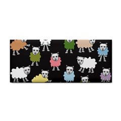 Sheep Cartoon Colorful Black Pink Cosmetic Storage Cases by BangZart