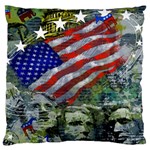 Usa United States Of America Images Independence Day Large Flano Cushion Case (Two Sides) Back