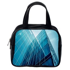 Glass Bulding Classic Handbags (one Side) by BangZart