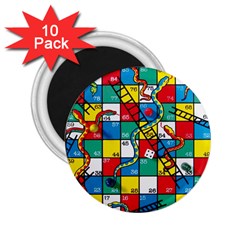 Snakes And Ladders 2 25  Magnets (10 Pack)  by BangZart