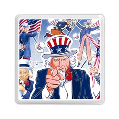 Independence Day United States Of America Memory Card Reader (square)  by BangZart