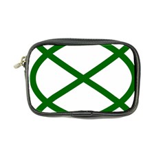 Lissajous Small Green Line Coin Purse by Mariart