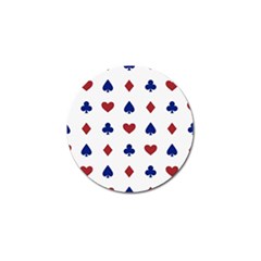 Playing Cards Hearts Diamonds Golf Ball Marker by Mariart