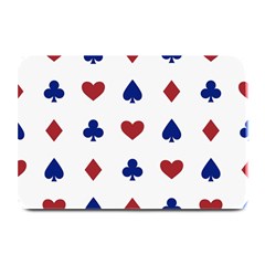 Playing Cards Hearts Diamonds Plate Mats by Mariart