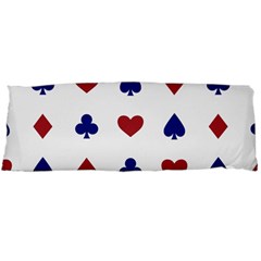 Playing Cards Hearts Diamonds Body Pillow Case (dakimakura) by Mariart