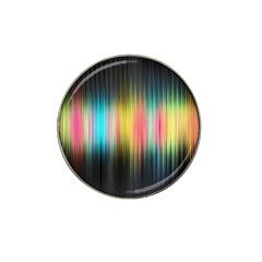 Sound Colors Rainbow Line Vertical Space Hat Clip Ball Marker (10 Pack) by Mariart