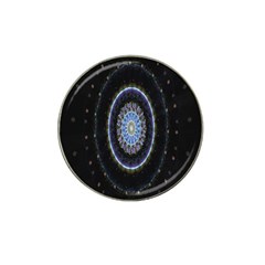 Colorful Hypnotic Circular Rings Space Hat Clip Ball Marker (10 Pack) by Mariart